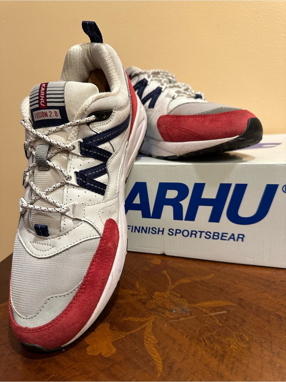 KARUH Fusion 2.0 Men’s Bright white Barbados Cherry Sneakers unisex
